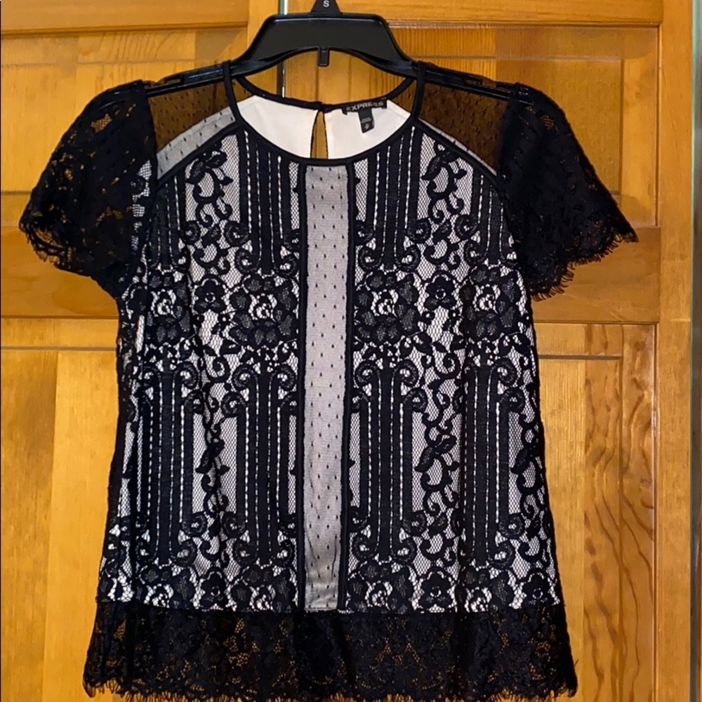 Lace Detail Top